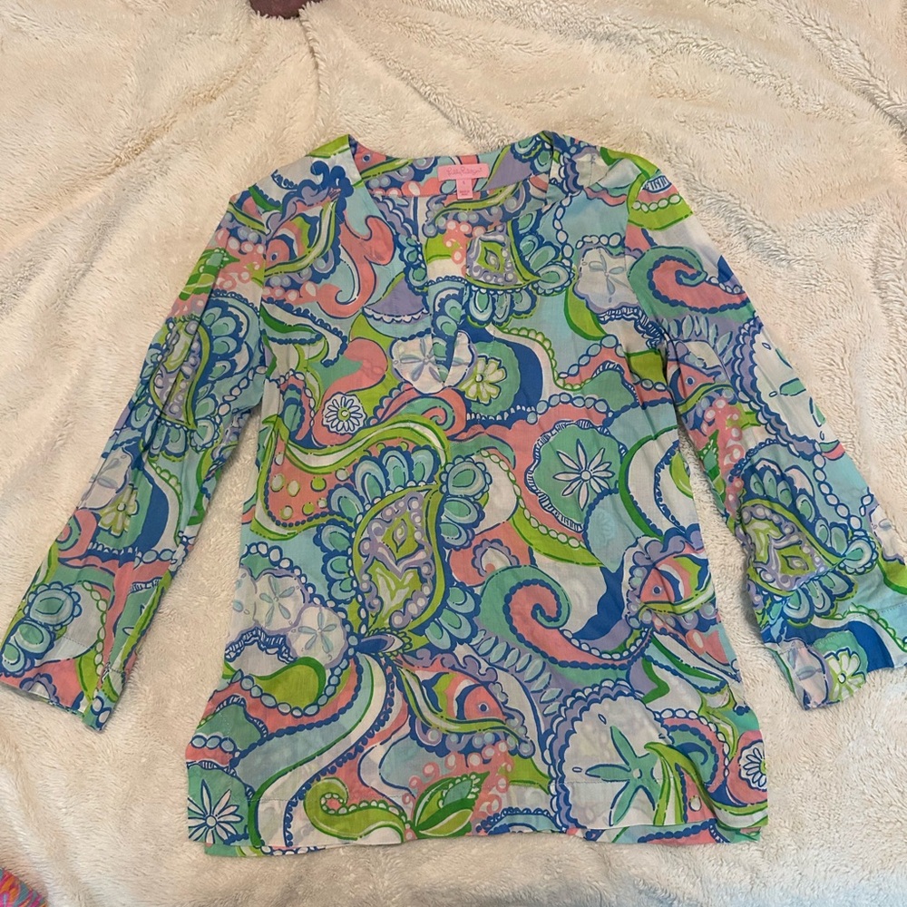 Lilly Pulitzer Sand Dollar Print Tunic size S